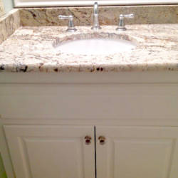 Painted Granite Bathroom Vanity