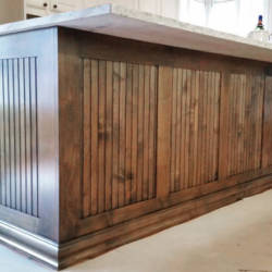 A Stained Kitchen Island