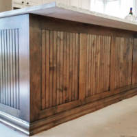 A Stained Kitchen Island