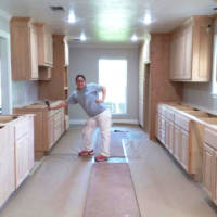 Raw Kitchen Cabinetry Before Paint