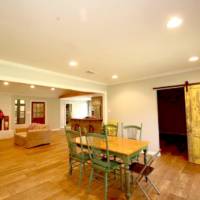 Dining Area with Custom Table and Chairs