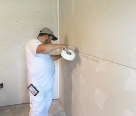 Float, Mud, and Tape Sheetrock