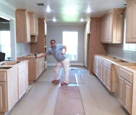 Raw Kitchen Cabinetry Before Paint