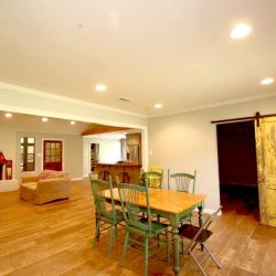 Dining Area with Custom Table and Chairs