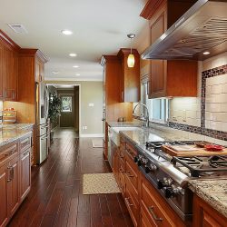 Reverse shot of the kitchen and bar area with appliances Harris Kitchen Reverse Angle